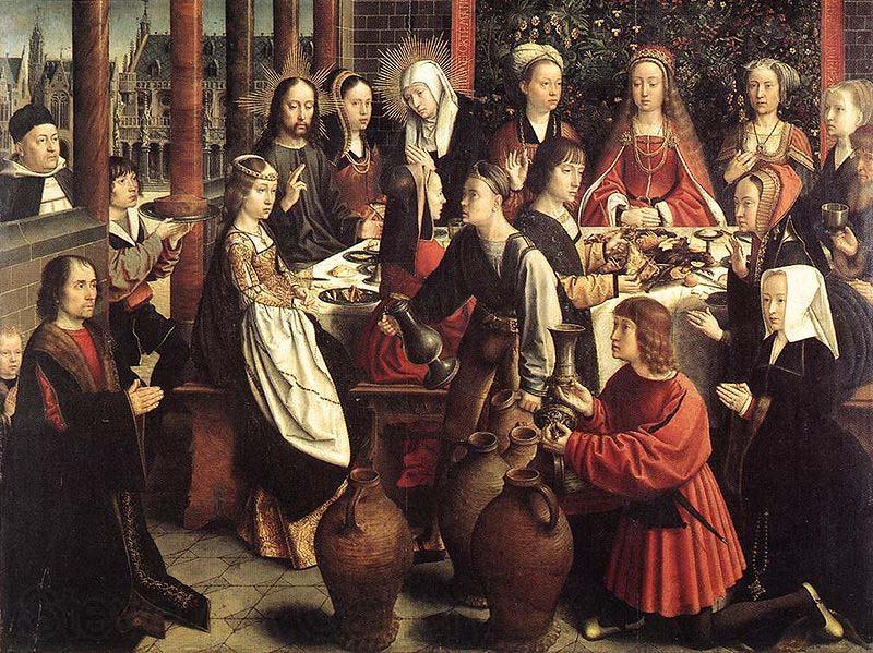 Gerard David The marriage at Cana Norge oil painting art
